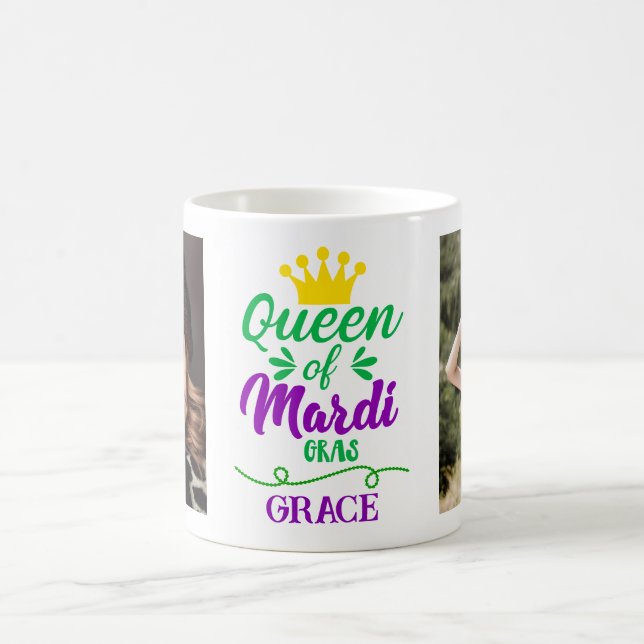 Queen of Mardi Gras Photo Coffee Mugg (Center)