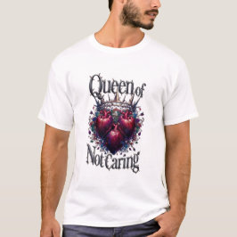 Queen of Not Caring T-Shirt | Thorned Crown