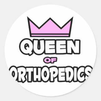 Queen of Orthopedics Runt Klistermärke