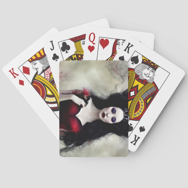 Queen of Roses Casinokort (Baksidan)