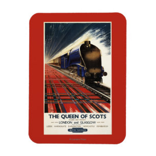 Queen of Scots Pullman Tåg Magnet