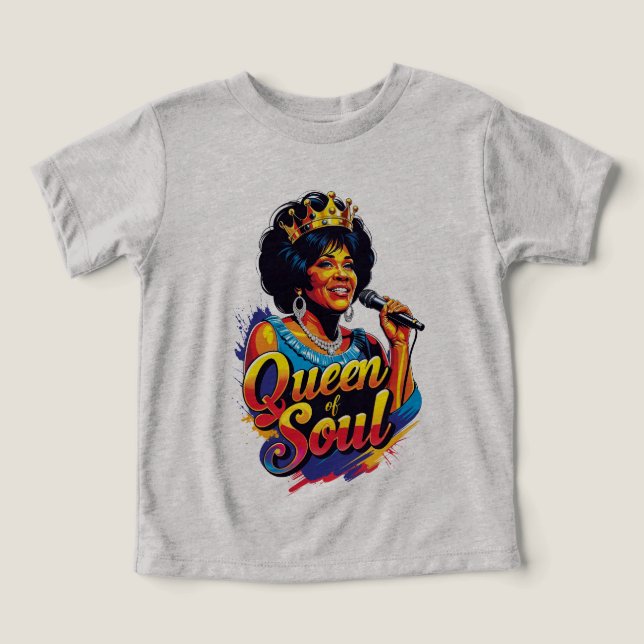Queen of Soul T Shirt (Design Framsida)