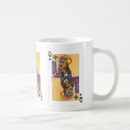 Queen of Spades: Lady Mandrill at the Races Kaffemugg