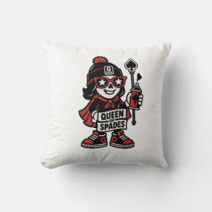 Queen of Spades Street Mascot - Pro Grind Edition Kudde