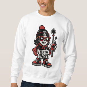 Queen of Spades Street Mascot - Pro Grind Edition Lång Ärmad Tröja