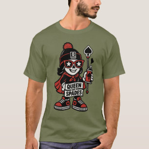 Queen of Spades Street Mascot - Pro Grind Edition T Shirt