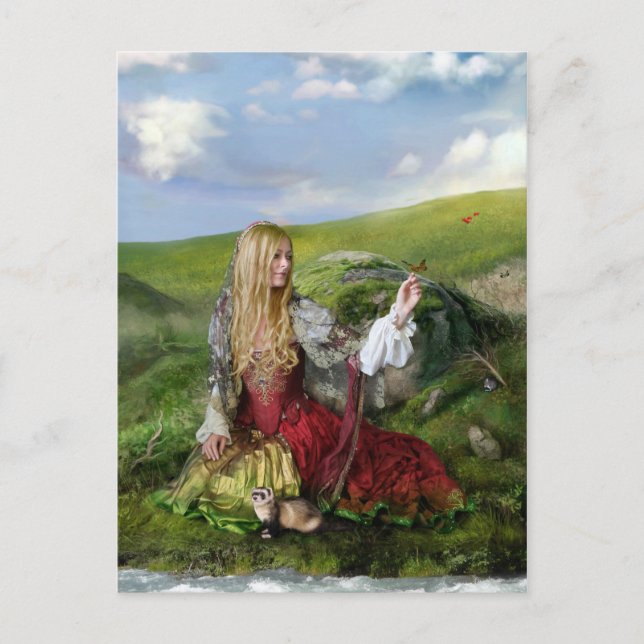 Queen of Summer Postcard Vykort (Framsida)