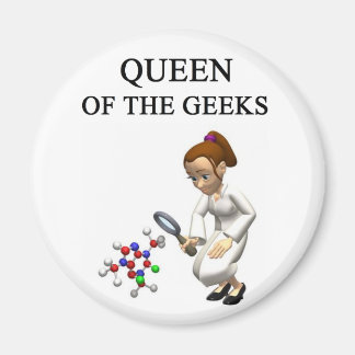 QUEEN of the geeks Magnet