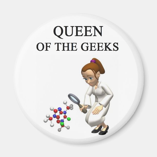 QUEEN of the geeks Magnet (Framsidan)