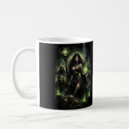 Queen of the Green Flame Kaffemugg