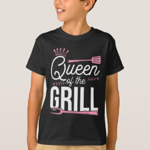 Queen Of The Grill Rökt Kött Bbq Grillning T Shirt