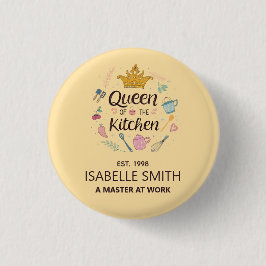 Queen of the Kitchen Custom Name Design Knapp