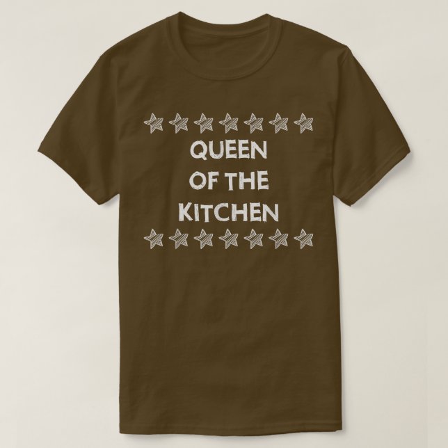 Queen Of The Kitchen T Shirt (Design framsida)