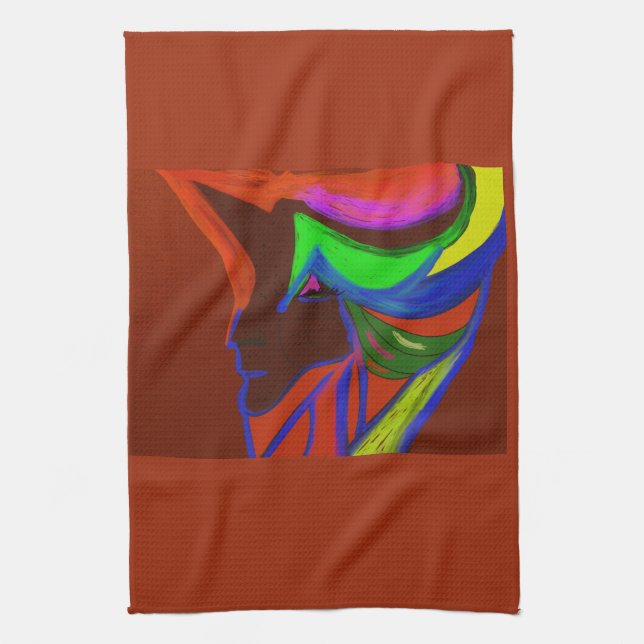 Queen of the Mermaids Kitchen Towel Kökshandduk (Vertikal)