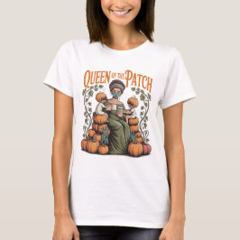 Queen of the Patch Mom T-Shirt Fall Pumpkin