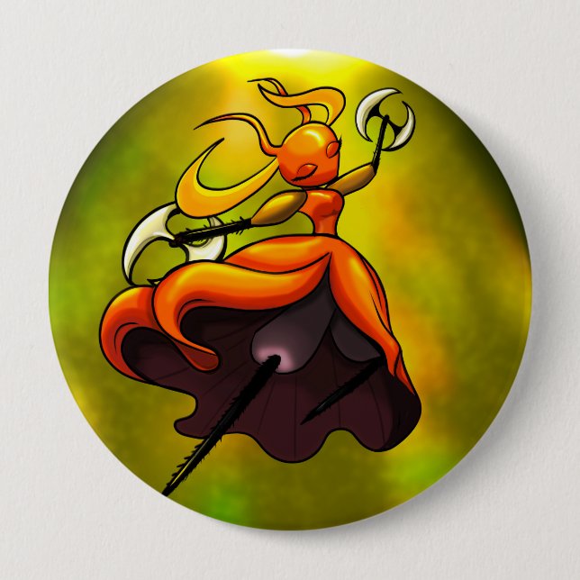 Queen of the Skarr Knapp (Framsida)