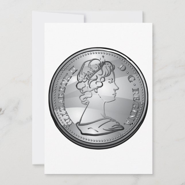 Queen On A Coin Inbjudningar (Framsida)