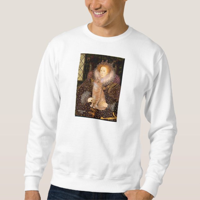 Queen - Orange Tabby katt 46 Sweatshirt (Framsida)