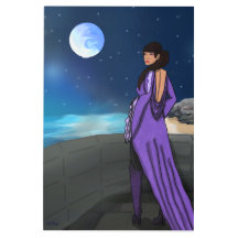 Queen på hennes Balcony