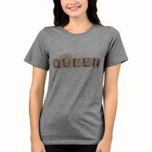 Queen Påstående T-Shirt - Minimalistisk kraftdesig