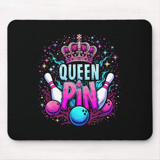 Queen Pin Shirt Bowler Bowling League For Bowling  Musmatta (Framsidan)