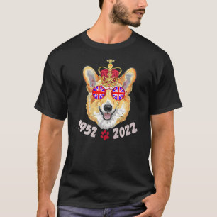 Queen Platinum Jubilee T Queen's Royal Corgi Sungl Shirt