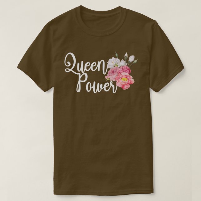 Queen Power Feminist Feminism Womens Högers Emanci T Shirt (Design framsida)