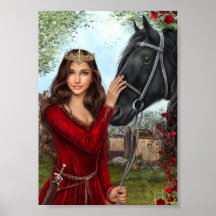 Queen Rosemary och Midas Character Art Print