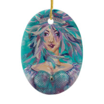 Queen Safine Blue Lila Sjöjungfru Ocean Princess