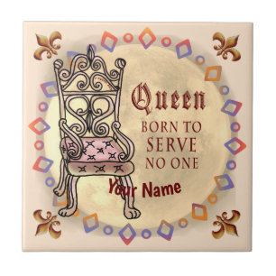 Queen Serves No One Kakelplatta