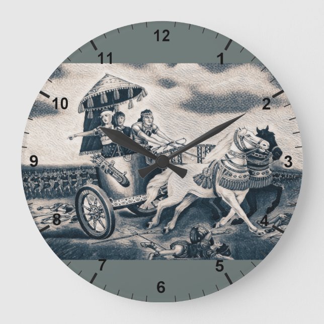 Queen Shamiram Acrylic Wall Clock Stor Klocka (Framsida)