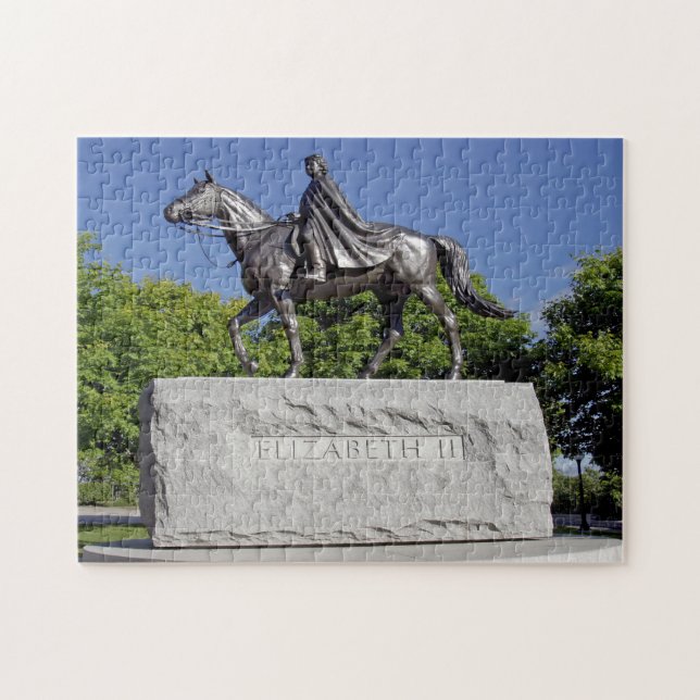 Queen Statue Ottawa. Pussel (Horisontell)