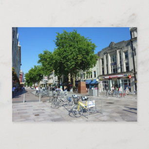Queen Street Cardiff Vykort