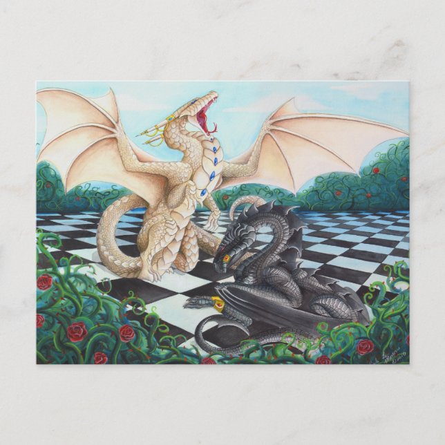 Queen Take Kung-kort Vykort (Framsida)