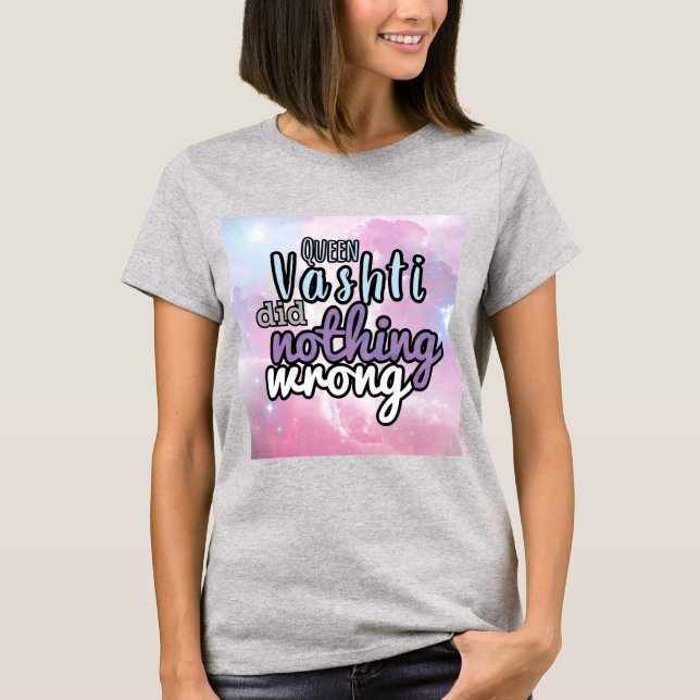 Queen Vashti Purim T-Shirt (Framsida)