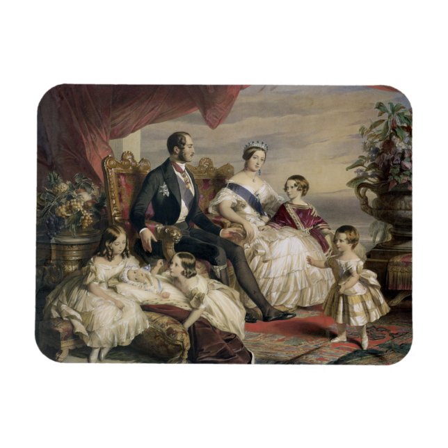 Queen Victoria (1819-1901) och Prince Albert (1819 Magnet (Horisontell)