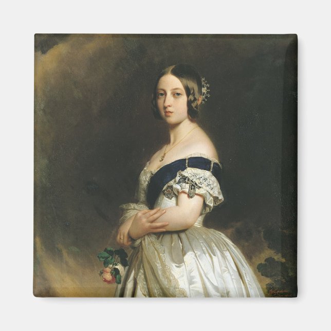 Queen Victoria 1842 Magnet (Framsidan)