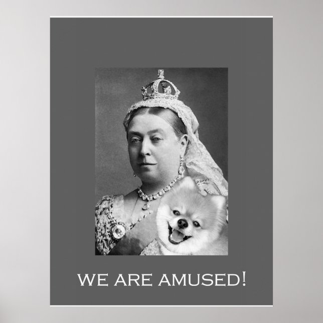 Queen Victoria är amused 2 Poster (Framsidan)