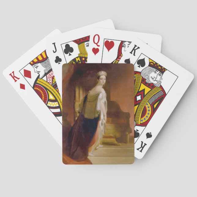 Queen Victoria (av Thomas Sully) Casinokort (Baksidan)