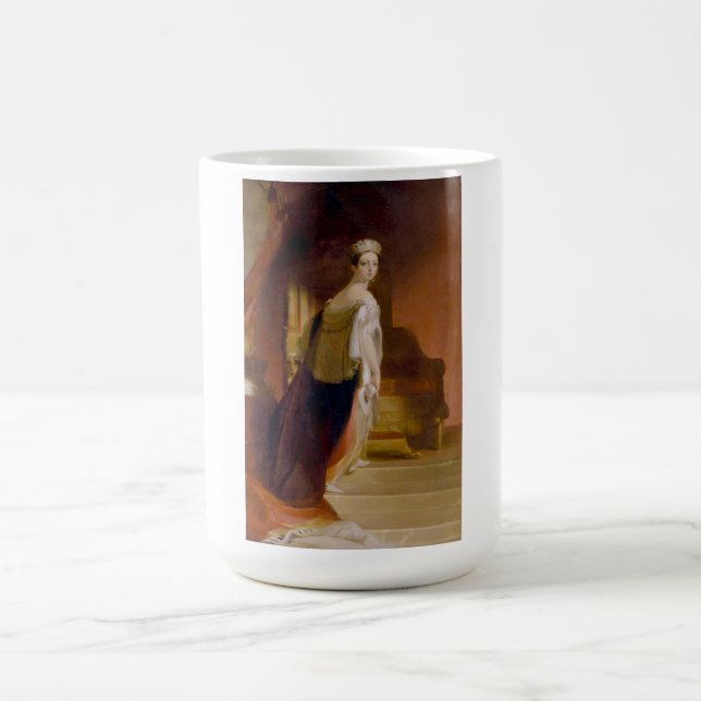 Queen Victoria (av Thomas Sully) Kaffemugg (Center)