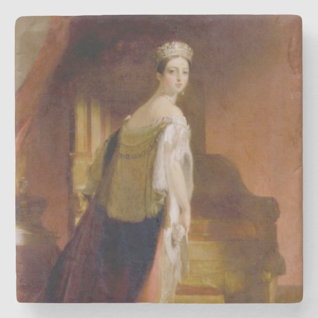 Queen Victoria (av Thomas Sully) Stenunderlägg (Framsidan)