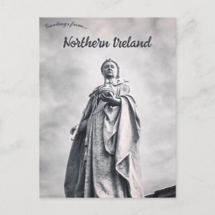 Queen Victoria Belfast City Hall Northern Ireland Vykort