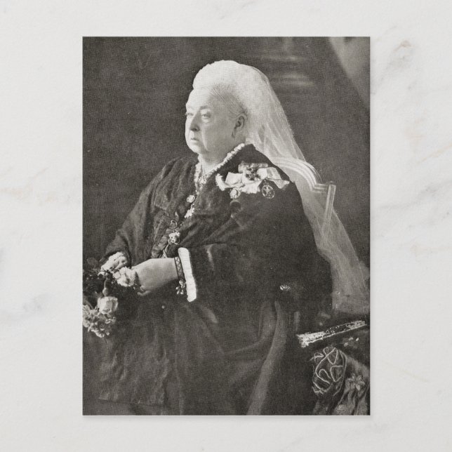 Queen Victoria c.1899 Vykort (Framsida)