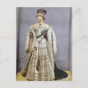 Queen Victoria doll Vykort