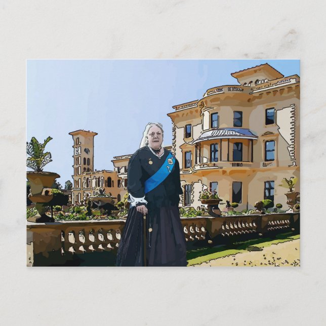 Queen Victoria i Osborne House Vykort (Framsida)