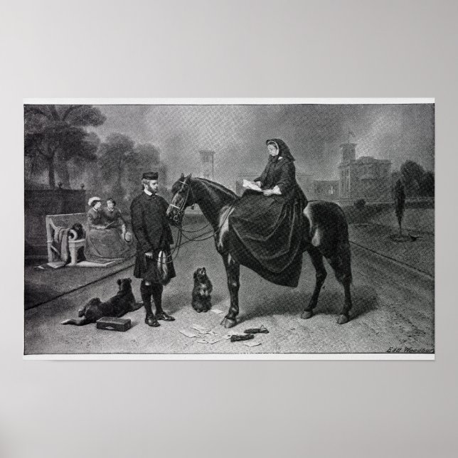 Queen Victoria i Osborne Poster (Framsidan)