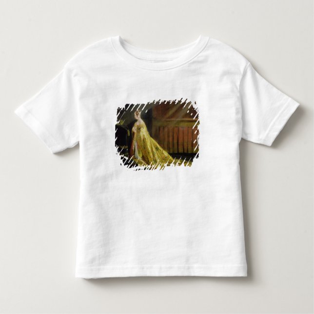 Queen Victoria in Her Coronation Robe, 1838 (olja) Tee Shirt (Framsida)