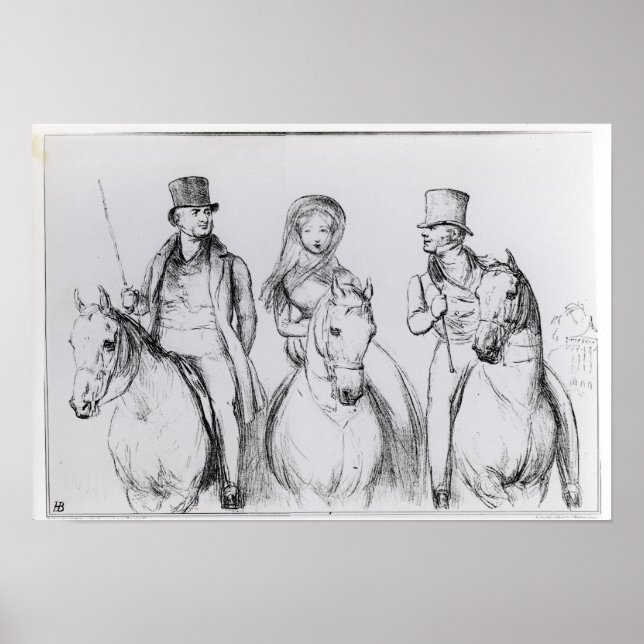 Queen Victoria, Lord Melbourne och Lord Russell Poster (Framsidan)