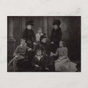 Queen Victoria och Battenberg Royal Family Vykort