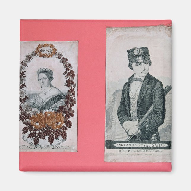 Queen Victoria och Prince Albert bokmärken Magnet (Framsidan)